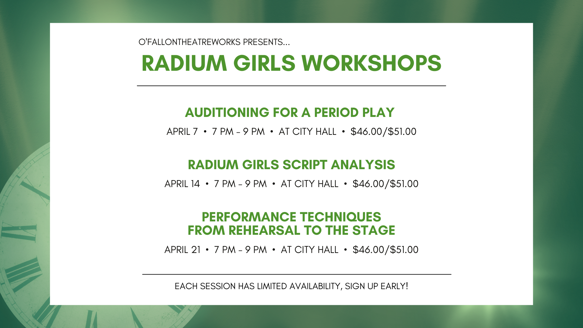 Radium Girls Workshop TVSlide