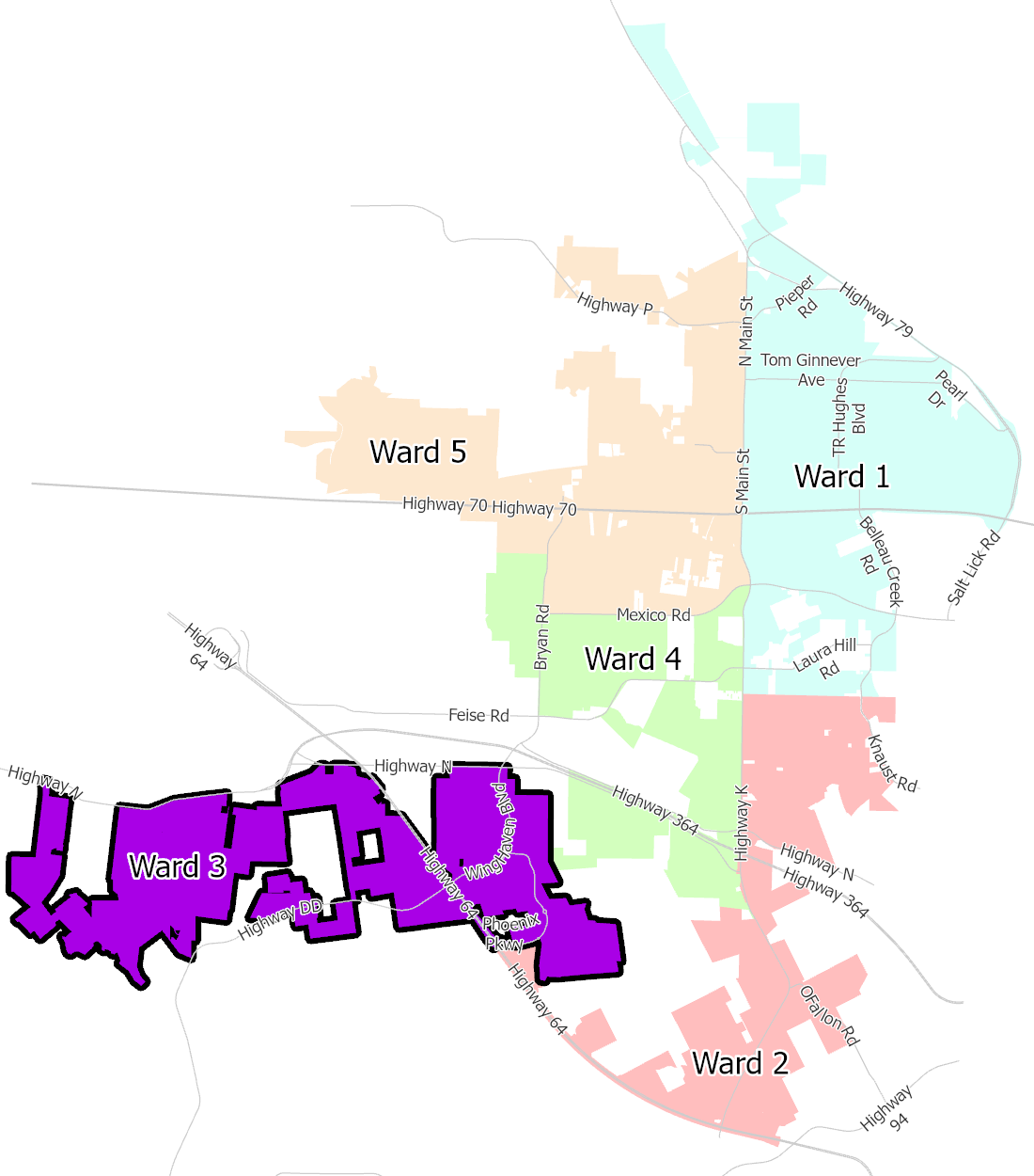 Ward 3 map