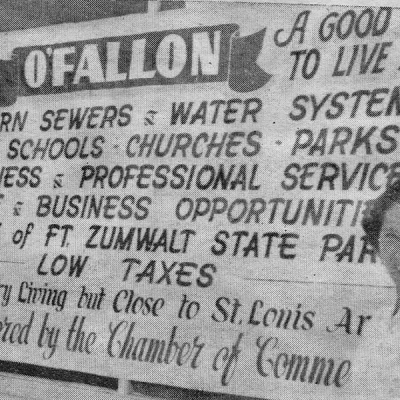 Even in its early days, O'Fallon had a lot to offer new residents!