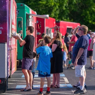 More than a dozen food trucks participate in the Food Truck Frenzy event