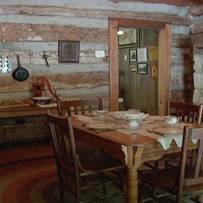 The museum offers a glimpse back in time at how settlers lived