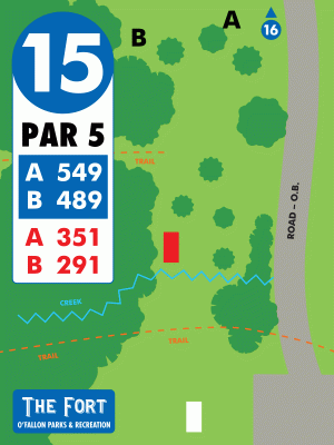 The Fort Disc Golf Course - Hole #15