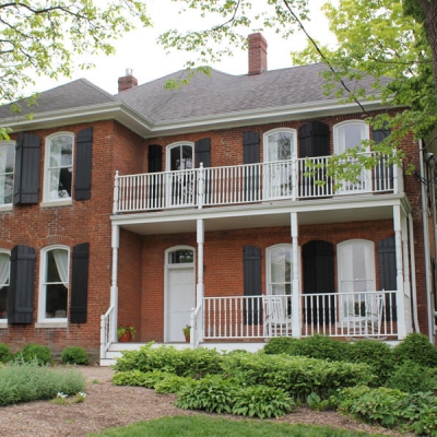 The historic Heald Home was restored in the early 2000s; the home is open for guided tours during warmer months